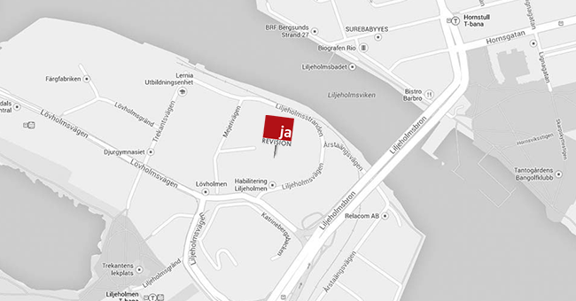 Karta till Liljeholmsvägen 16